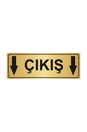 Çıkış Yönlendirme Levhası 7cmx20cm.