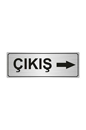 Çıkış Yönlendirme Levhası 7cmx20 cm.