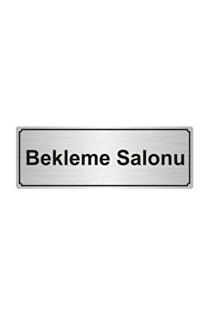 Bekleme Salonu Yönlendirme Levhası 5cmx20 cm.