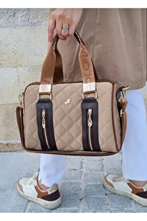 Just Polo  Kadın Silindir Model El Ve Omuz Çantası 4107 Yeni Sezon