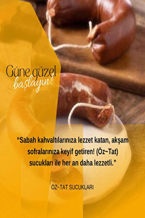 OZTAT DOĞAL KASAP SUCUĞU 500 GR