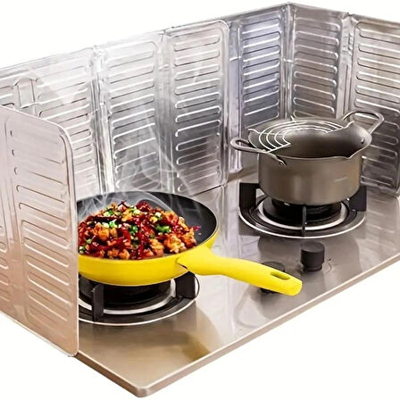 Ocak Arkası Yağ Koruyucu Katlanır Plaka halinde Alüminyum Levha 85x32.5cm Büyük Boy