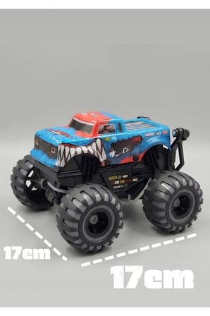 1:18 Ölçek Led Işıklı Şarjlı Off-Road 360 Derece Dönebilen Stunt Car Uzaktan Kumandalı Canavar Araba