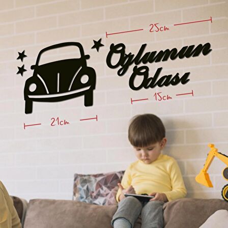 Oğlumun Odası Ahşap Duvar Süsü