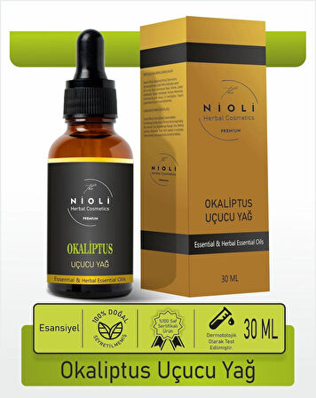 Nioli Okaliptus Esansiyel Uçucu Yağ Buhurdanlık Yağı Aromaterapi Yağı 30 ML