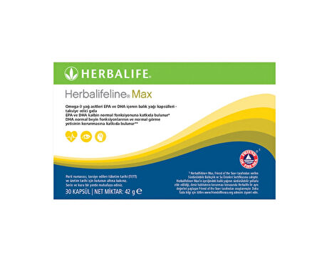 Herbalifeline Max Omega-3 Balık yağı 30 kapsül