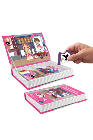 Kız Çocuk Oyuncak Manyetik Puzzle Kitap 71 Parça Erkek Çocuk Oyuncak Eğitici Oyuncaklar
