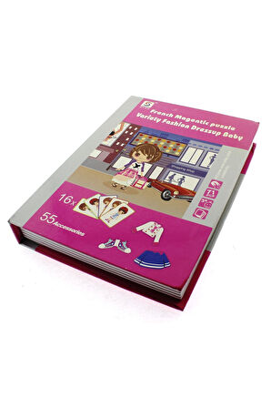 Kız Çocuk Oyuncak Manyetik Puzzle Kitap 71 Parça Erkek Çocuk Oyuncak Eğitici Oyuncaklar