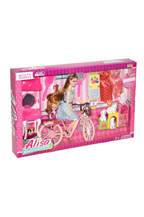 Kız Çocuk Oyuncak 255 Efe, Alisa ve Bisikleti Oyun Seti / +3 yaş Erkek Çocuk Oyuncak Eğitici Oyuncak