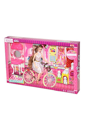 Kız Çocuk Oyuncak 255 Efe, Alisa ve Bisikleti Oyun Seti / +3 yaş Erkek Çocuk Oyuncak Eğitici Oyuncak