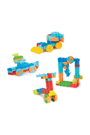 Kız Çocuk Oyuncak 04035 Smart Bloklar 136 Parça Erkek Çocuk Oyuncak Eğitici Oyuncaklar