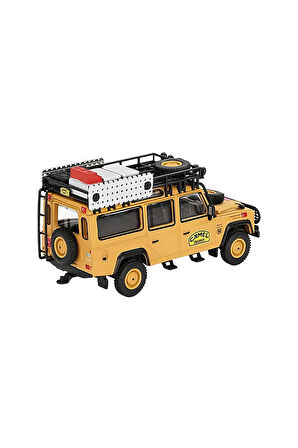 Kız Çocuk Oyuncak Mini Gt 1/64 Land Rover Defender 110 1989 Camel Trophy Turkey