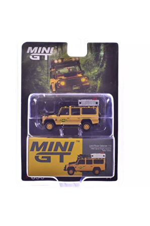 Kız Çocuk Oyuncak Mini Gt 1/64 Land Rover Defender 110 1989 Camel Trophy Turkey