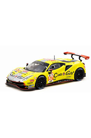 Kız Çocuk Oyuncak Tarmac Works 1/64 Ferrari 488 GTE 24h of Le Mans 2023 Erkek Çocuk Oyuncak Eğitici