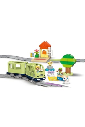 Kız Çocuk Oyuncak Kasabası İnteraktif Macera Treni 10427 Erkek Çocuk Oyuncak Eğitici Oyuncaklar