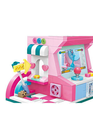 Kız Çocuk Oyuncak KP28019 Keeppley Orange Cat Game Room Blok Seti -Vagon life Eğ
