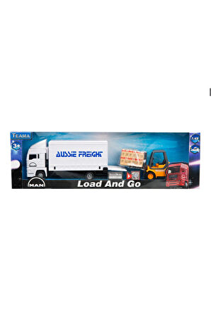 Kız Çocuk Oyuncak Man Beyaz Kamyon ve Forklift Erkek Çocuk Oyuncak Eğitici Oyuncaklar