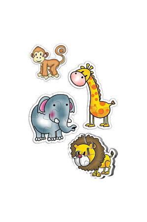 Kız Çocuk Oyuncak 12001 Ks, Baby Puzzle Jungle Erkek Çocuk Oyuncak Eğitici Oyuncaklar