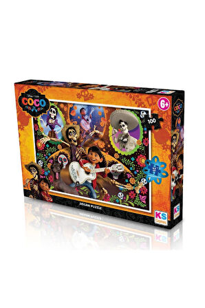 Kız Çocuk Oyuncak CO 714 Coco Puzzle 100 Parça- KS Games Erkek Çocuk Oyuncak Eğitici Oyuncaklar