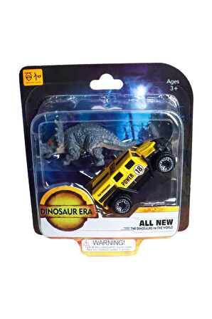 Kız Çocuk Oyuncak Die Cast Metal Hummer Benzeri Araba ve Triceratops Erkek Çocuk Oyuncak Eğitici Oyu