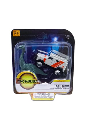 Kız Çocuk Oyuncak Die Cast Metal Jip ve Brontosaurus Erkek Çocuk Oyuncak Eğitici Oyuncaklar