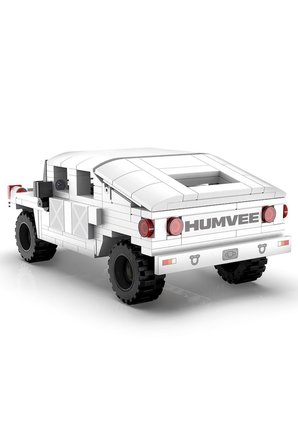 Kız Çocuk Oyuncak C55022W CADA Humvee Jeep Blok Seti 328 Parça-Vagon life Eğiticiic