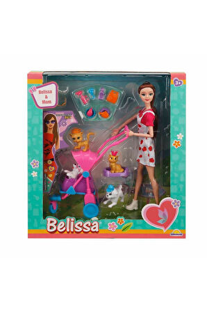 Kız Çocuk Oyuncak 3045 Belissa'nın Annesi ve Sevimli Dostlar 30cm -- 1adet Stokt