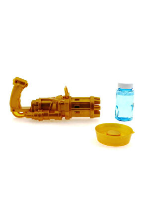 Kız Çocuk Oyuncak Pilli Sarı Köpük Balon Tabancası Erkek Çocuk Oyuncak Eğitici Oyuncaklar