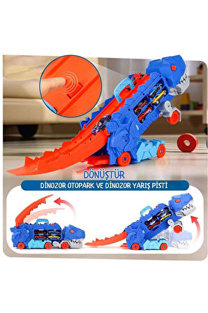 Kız Çocuk Oyuncak PİST SET DÖNÜŞEN DİNAZR FIRLATICILN -SUN Erkek Çocuk Oyuncak Eğitici Oyuncaklar