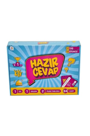 Kız Çocuk Oyuncak HAZIR CEVAP KUTU OYUNU - 92087 Erkek Çocuk Oyuncak Eğitici Oyuncaklar