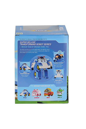 Kız Çocuk Oyuncak POLI MRT-685 Sesli ve Işıklı Robocar Poli Büyük Transforming R