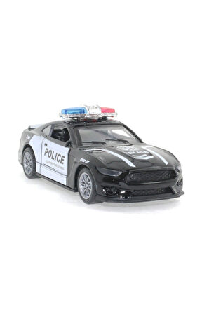 Kız Çocuk Oyuncak Die Cast Çek Bırak Metal Siyah Polis Arabası Erkek Çocuk Oyuncak Eğitici Oyuncakla