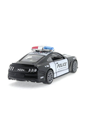 Kız Çocuk Oyuncak Die Cast Çek Bırak Metal Siyah Polis Arabası Erkek Çocuk Oyuncak Eğitici Oyuncakla