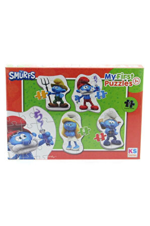 Kız Çocuk Oyuncak Şirinler My First Puzzle Erkek Çocuk Oyuncak Eğitici Oyuncaklar