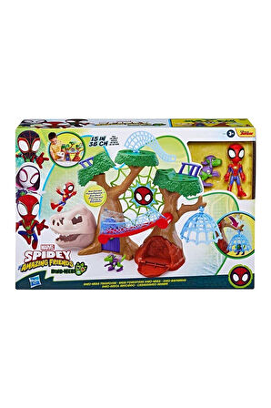 Kız Çocuk Oyuncak F9477 Spidey ve İnanılmaz Arkadaşları - Dino Webs Ağaç Evi Set