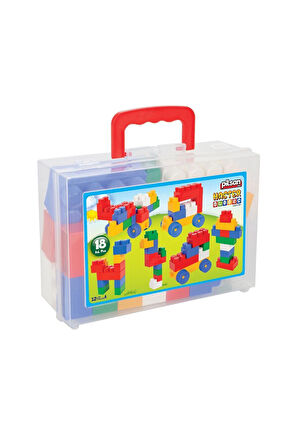 Kız Çocuk Oyuncak 03 323 Master Blok Seti Çantalı 18 Parça Erkek Çocuk Oyuncak Eğitici Oyuncaklar
