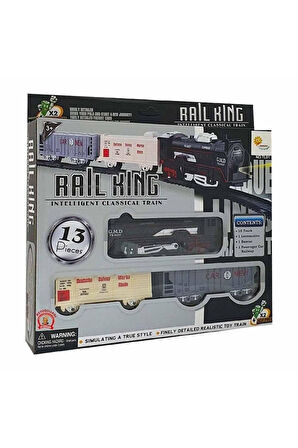 Kız Çocuk Oyuncak KUT.PİLLİ TREN SETİ Erkek Çocuk Oyuncak Eğitici Oyuncaklar