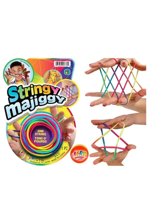 Kız Çocuk Oyuncak 0736 Stringy Majiggy İp Oyunu -Sunman Erkek Çocuk Oyuncak Eğitici Oyuncaklar