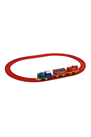 Kız Çocuk Oyuncak 2559 Maxx Wheels Mini Tren Seti 11 Parça -Sunman Erkek Çocuk Oyuncak Eğitici Oyunc