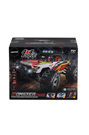 Kız Çocuk Oyuncak 866-1612 1:16 Kumandalı 70 km/h Monster Truck 4x4 Erkek Çocuk Oyuncak Eğitici Oyun