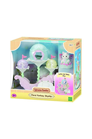 Kız Çocuk Oyuncak 5827 Sylvanian Families Çiçekli Masal Gökyüzü Gemisi +4 yaş Eğ