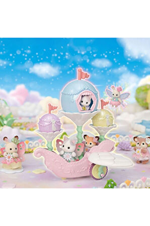 Kız Çocuk Oyuncak 5827 Sylvanian Families Çiçekli Masal Gökyüzü Gemisi +4 yaş Eğ