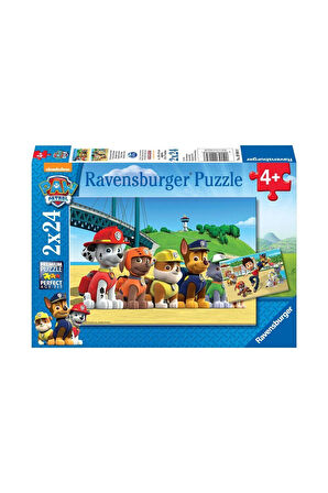 Kız Çocuk Oyuncak 90648 Paw Patrol 2x24 parça Ravensburger Puzzle Erkek Çocuk Oyuncak Eğitici Oyunca