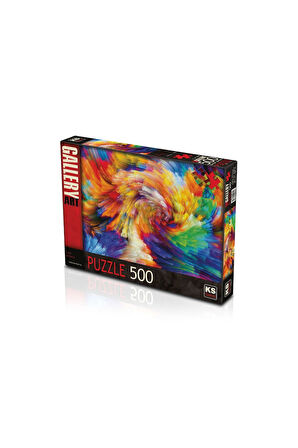 Kız Çocuk Oyuncak KS Puzzle 500 Parça Color Universe Renk Evreni Erkek Çocuk Oyuncak Eğitici Oyuncak
