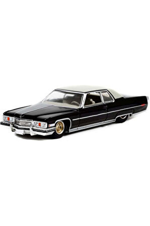 Kız Çocuk Oyuncak Greenlight 1/64 California Lowriders Series 1 1973 Cadillac Co