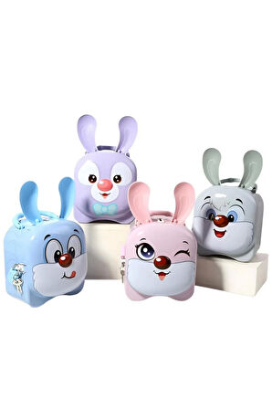 Kız Çocuk Oyuncak Kilitli Metal Kulak Kumbara Erkek Çocuk Oyuncak Eğitici Oyuncaklar