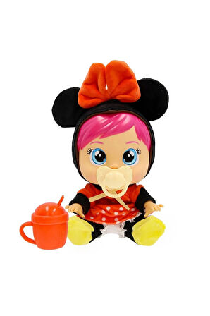 Kız Çocuk Oyuncak Cry Babies Love and Care Minnie Kostümlü Bebek Erkek Çocuk Oyuncak Eğitici Oyuncak