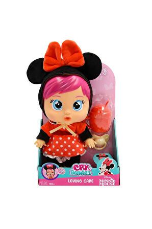 Kız Çocuk Oyuncak Cry Babies Love and Care Minnie Kostümlü Bebek Erkek Çocuk Oyuncak Eğitici Oyuncak
