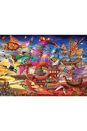 Kız Çocuk Oyuncak KS Puzzle 1000 Parça The Flight Uçuş Erkek Çocuk Oyuncak Eğitici Oyuncaklar