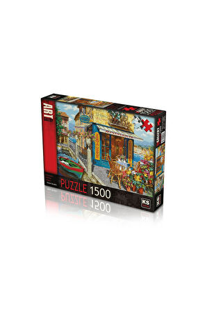 Kız Çocuk Oyuncak KS Puzzle 1500 Parça Ristorante Vecchia Urbino Erkek Çocuk Oyuncak Eğitici Oyuncak